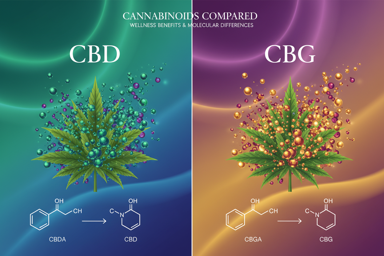 CBG vs. CBD: 5 Key Differences Explained