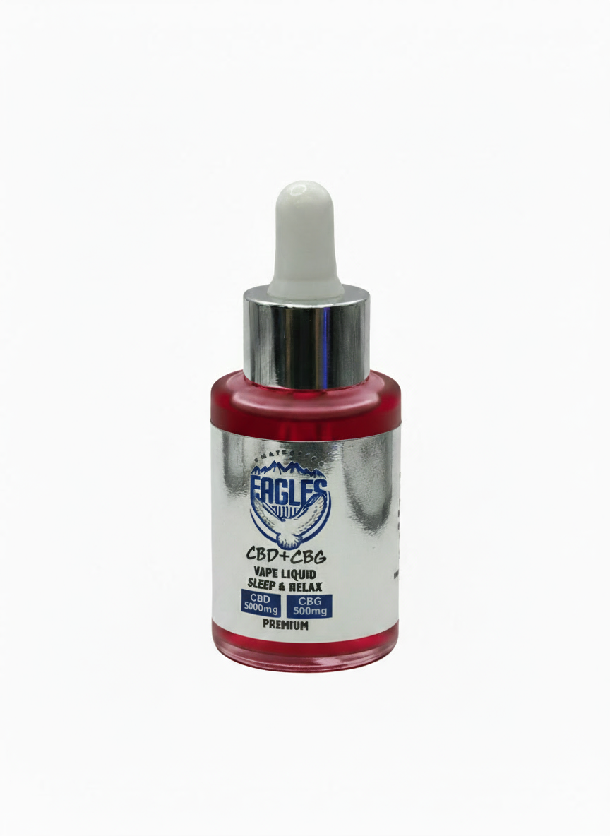 Eagles Majestic 30ML CBD 5000MG + CBG 500MG - Cherry Flavour