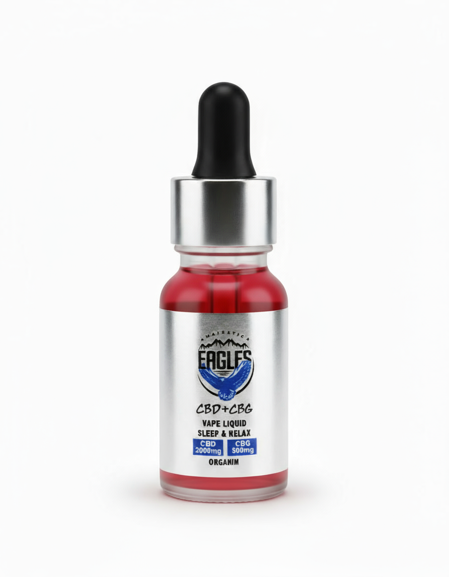 Eagles Majestic 10ML CBD 2000MG + CBG 500MG - Cherry Flavour