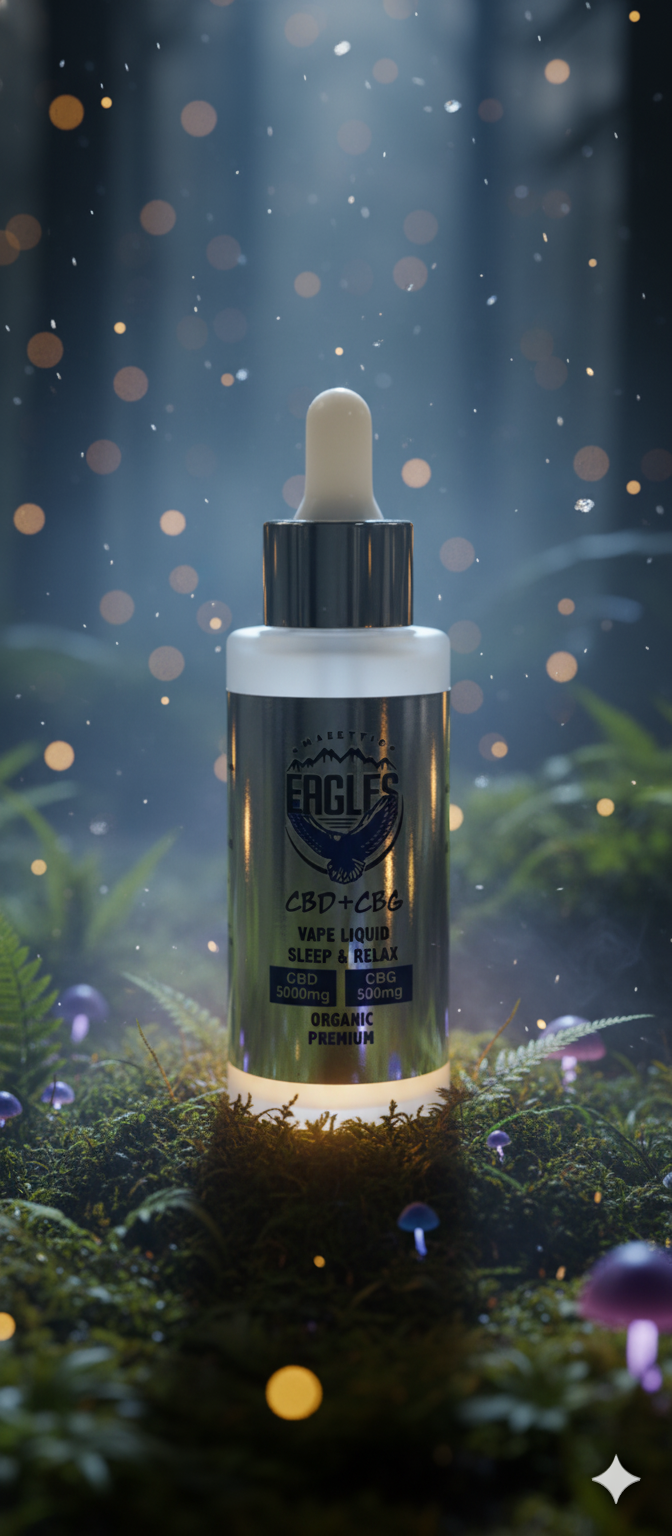 Eagles Majestic 50ML CBD 5000MG + CBG 500MG - Lemon Flavour