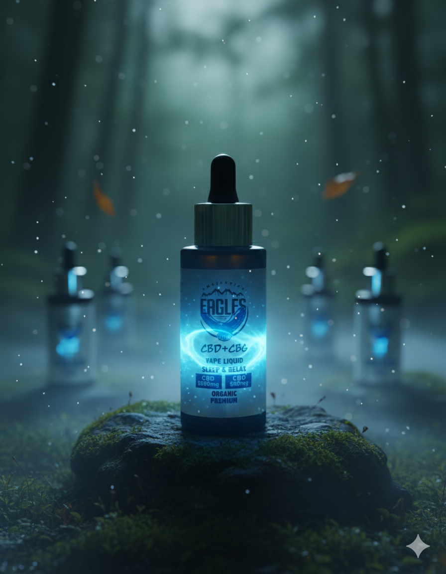 Eagles Majestic 50ML CBD 10000MG + CBG 1000MG - Blueberries Flavour