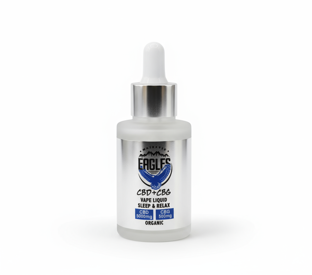 Eagles Majestic 30ML CBD 5000MG + CBG 500MG - Lemon Flavour