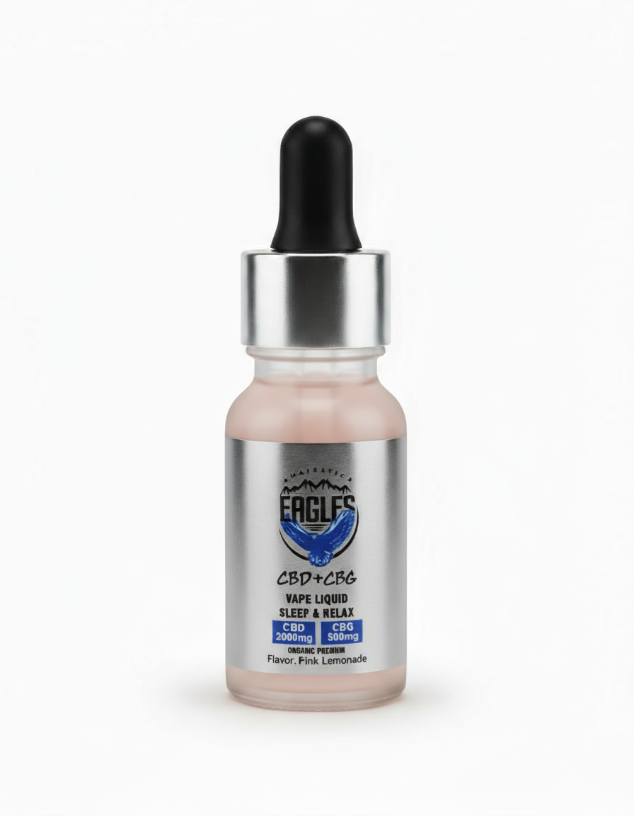 Pink lemonade Flavour Eagles Majestic 10ML CBD 2000MG + CBG 500MG -