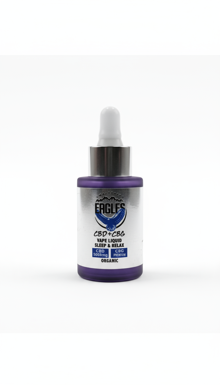 Eagles Majestic 30ML CBD 5000MG + CBG 500MG - Raspberry Flavour