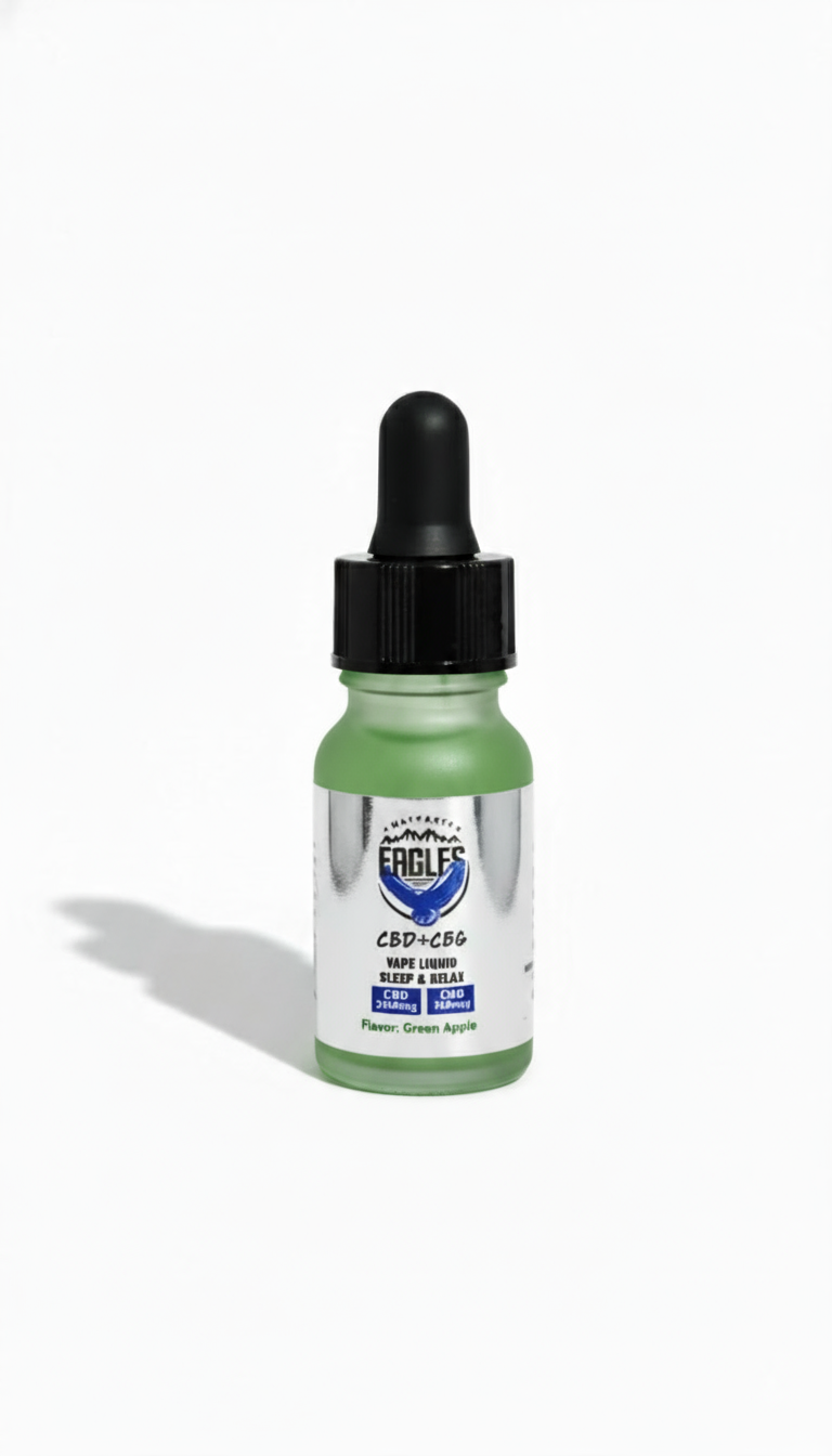 Eagles Majestic 10ML CBD 2000MG + CBG 500MG - Green apple Flavour