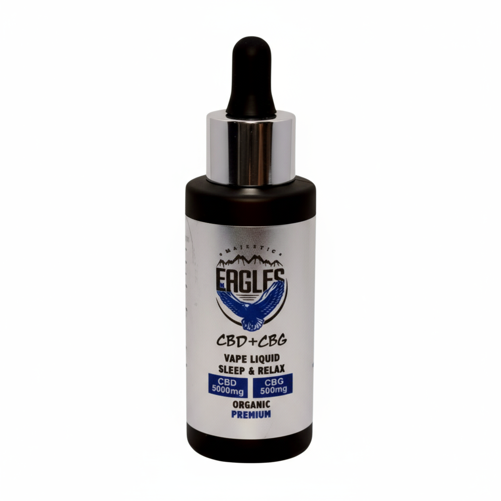 Eagles Majestic 50ML CBD 5000MG + CBG 500MG - Blueberries Flavour