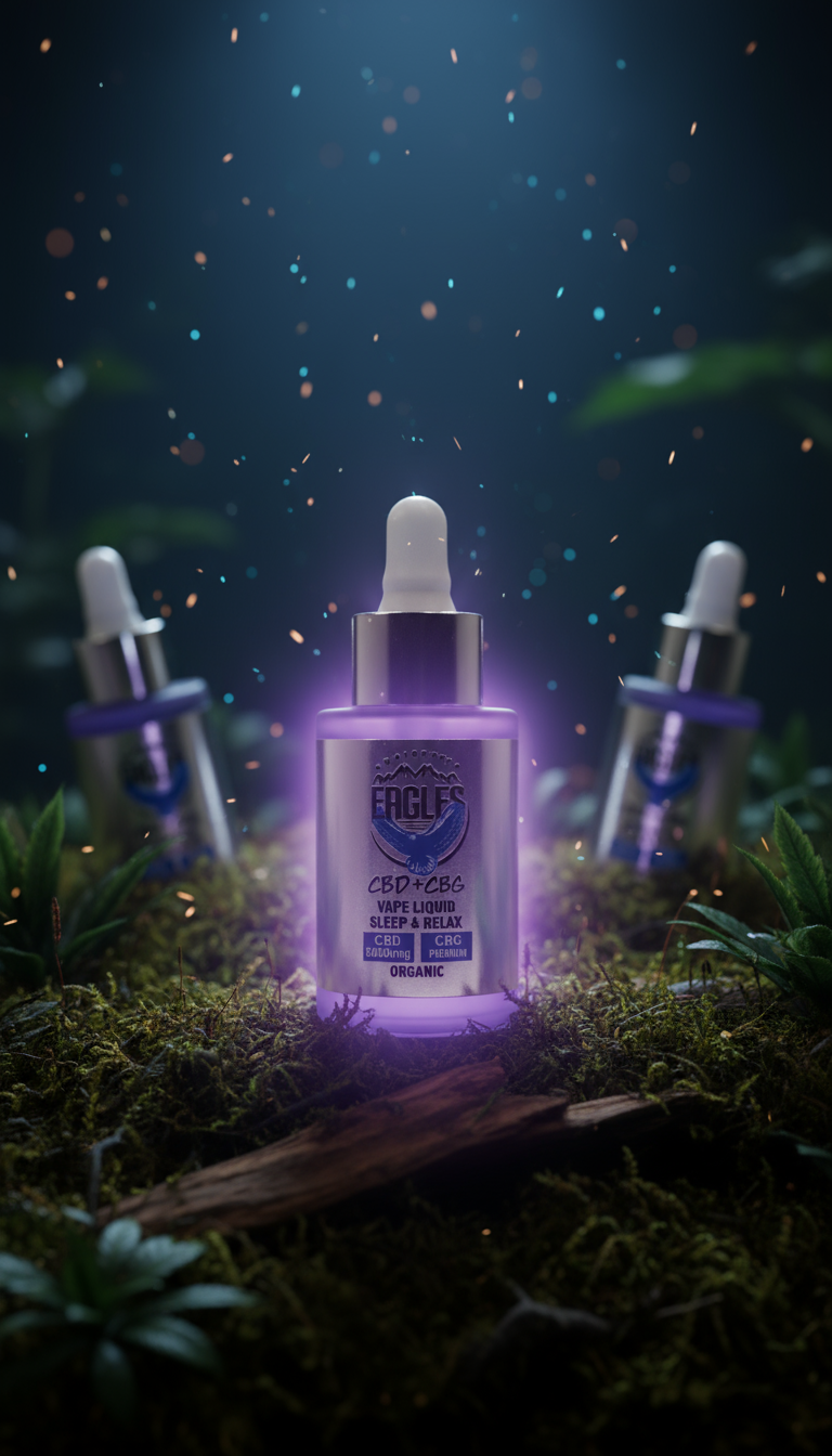 Eagles Majestic 30ML CBD 5000MG + CBG 500MG - Blueberries Flavour