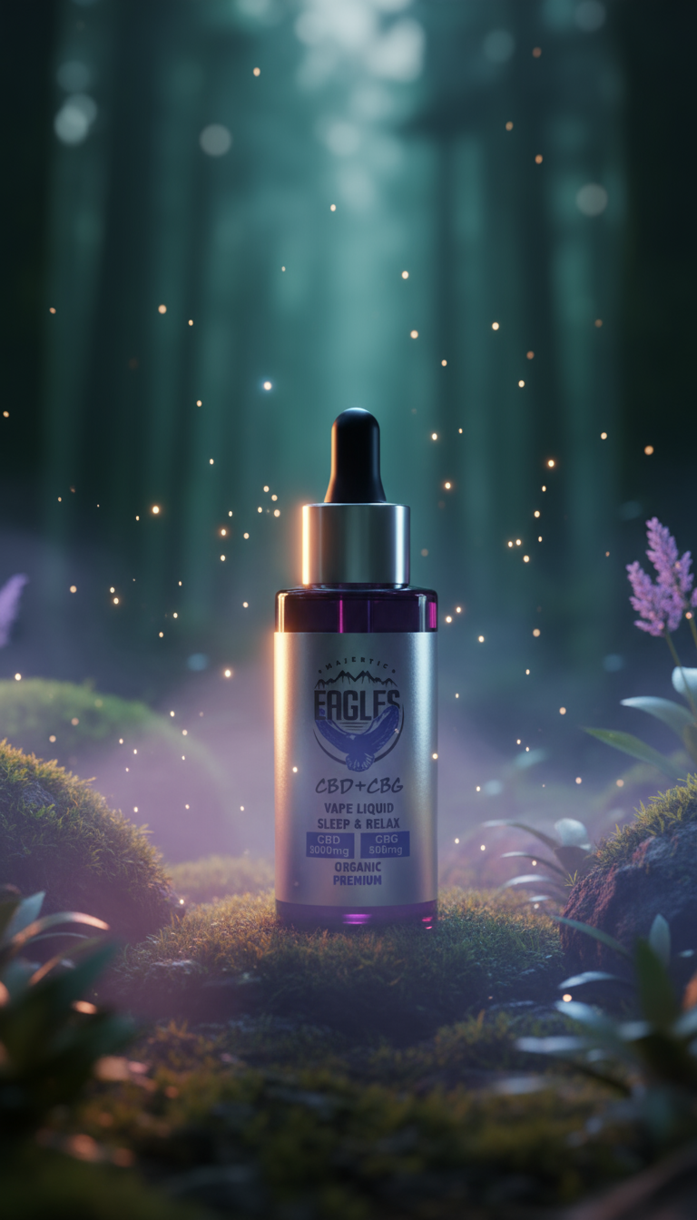Eagles Majestic 30ML CBD 5000MG + CBG 500MG - Raspberry Flavour