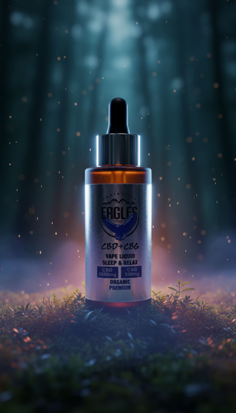 Eagles Majestic 50ML CBD 10000MG + CBG 1000MG - Raspberry Flavour