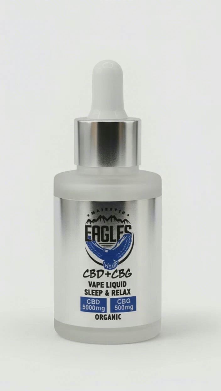 Eagles Majestic 30ML CBD 5000MG + CBG 500MG - Lemon Flavour