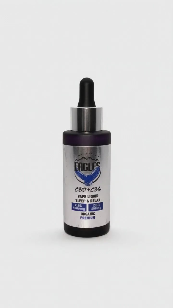 Eagles Majestic 50ML CBD 5000MG + CBG 500MG - Raspberry Flavour
