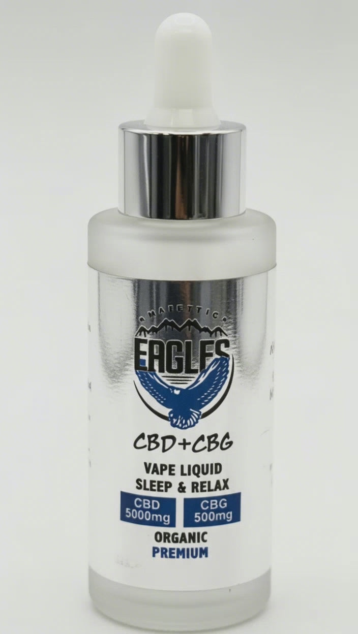 Eagles Majestic 50ML CBD 5000MG + CBG 500MG - Lemon Flavour